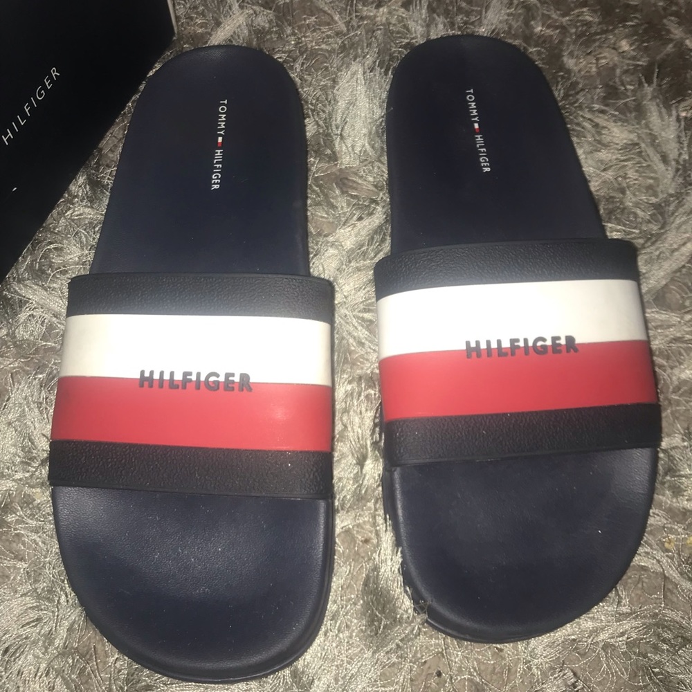 New with box!! Tommy Hilfiger slides